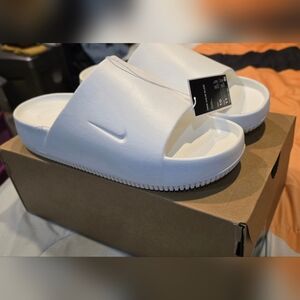 Nike Calm White Slides